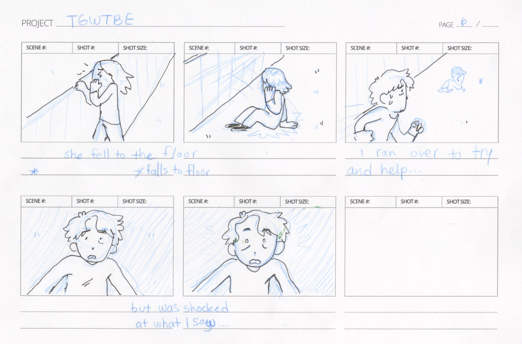 storyboards 6 storyboards 6