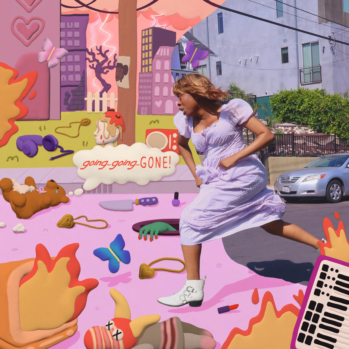Hemlocke Spring's EP Cover: going...going...GONE!