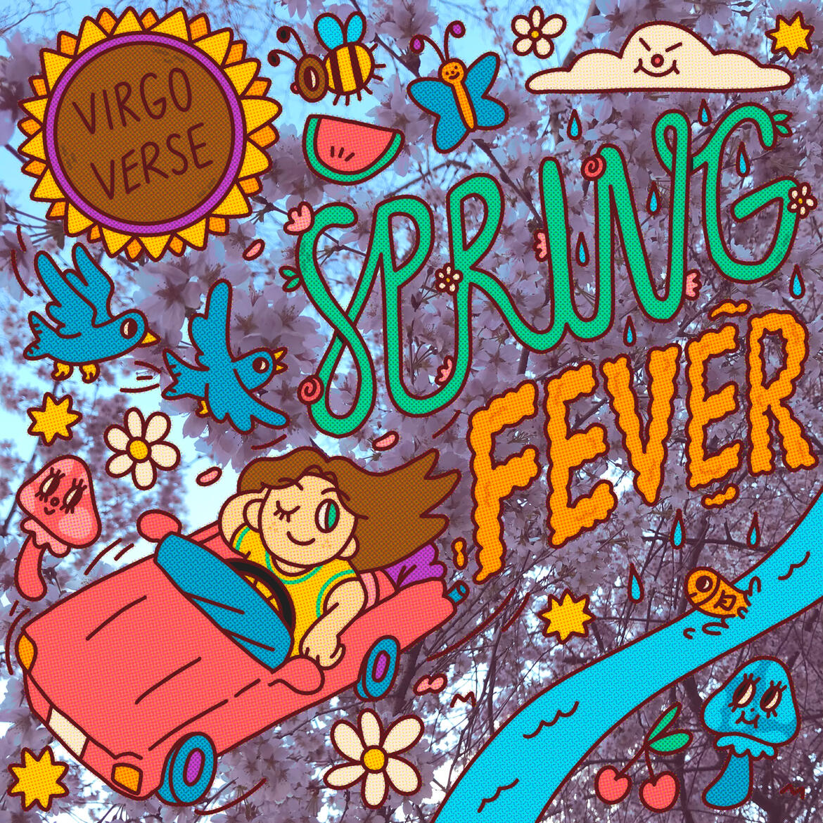 Virgo Verse's Single Cover: Spring Fever
